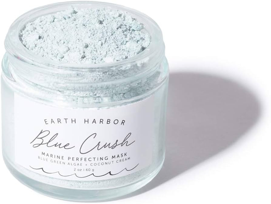 Earth Harbor | BLUE CRUSH Marine Perfecting Mask | Natural & Nontoxic | Organic Blue Green Algae,... | Amazon (US)