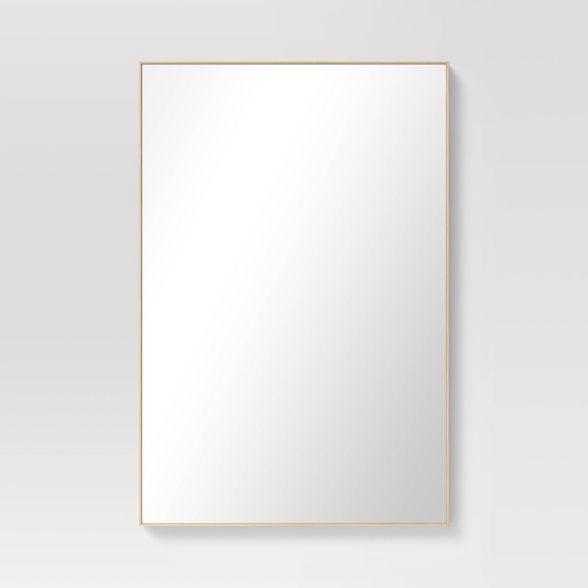 24" x 36" Narrow Border Recycled PS Wall Mirror - Project 62™ | Target