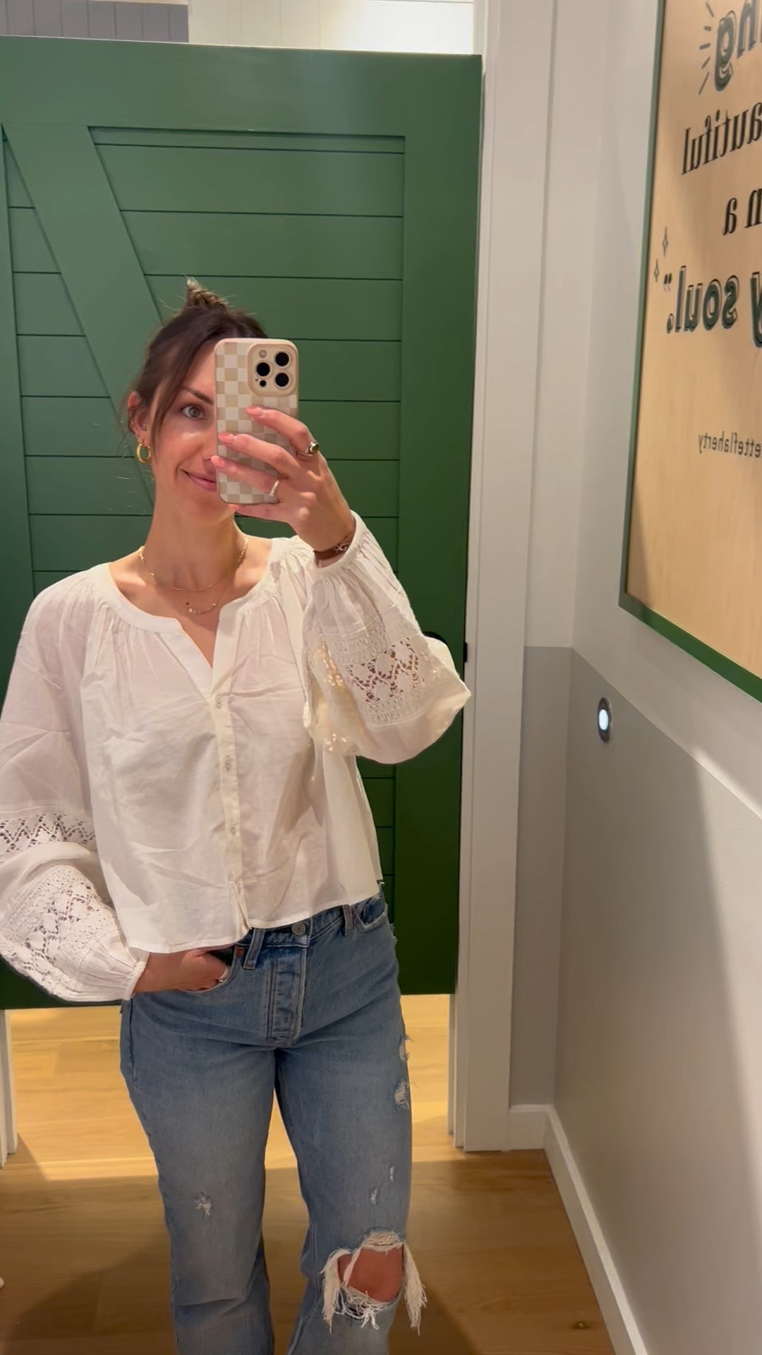 Love this top!! So breezy, airy, and boho 🤍 bonus: it’s on major sale. MDW 

#LTKSummerEdit #LTKSaleAlert #LTKStyleTip