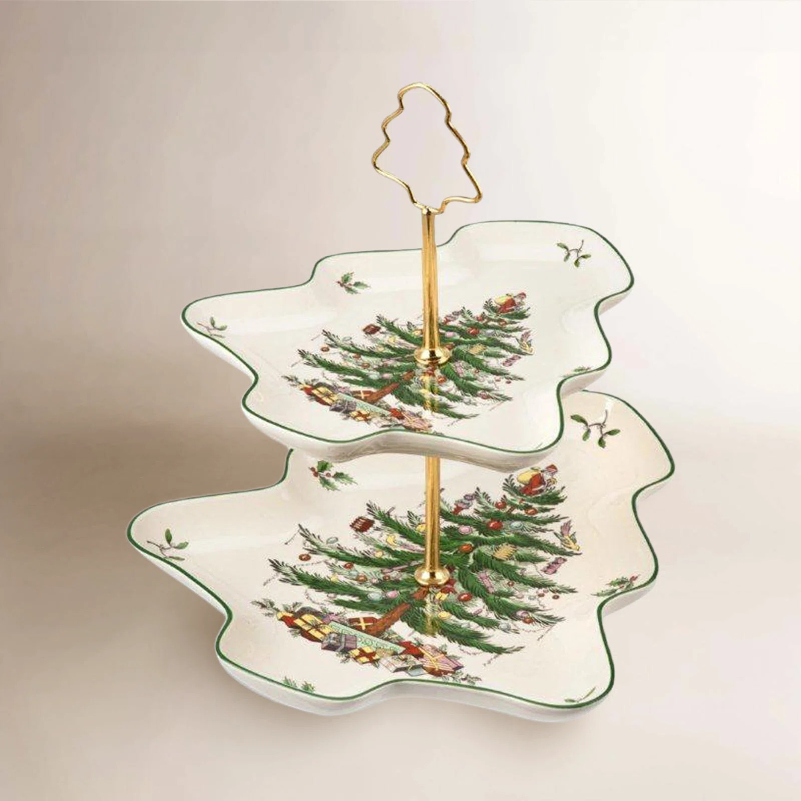 Spode Christmas Tree Tiered Stand | Birch Lane