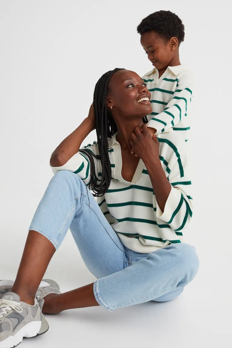 Fine-knit Collared Sweater | H&M (US + CA)