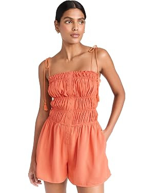 Lost + Wander Women's Hibiscus Glow Romper | Amazon (US)