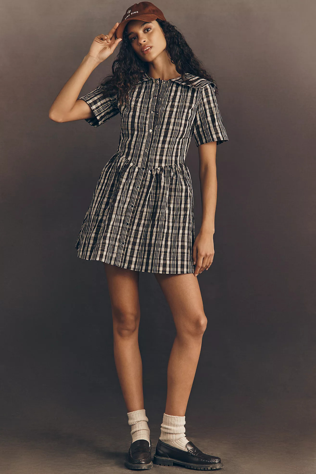 Damson Madder Miley Mini Dress | Anthropologie (US)