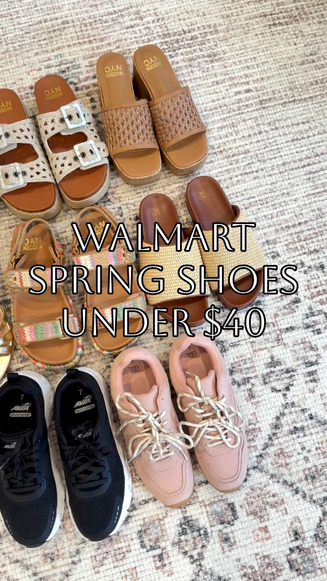 Walmart Spring Shoe Haul and everything is under $40! The cutest sandals, heels and sneakers!!


Walmart finds, Walmart fashion, spring style, spring fashion, spring sandals, vacation sandals, resortwear, gold heels, platform sandals

#LTKTravel #LTKMidsize #LTKSeasonal