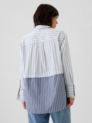 Organic Cotton Convertible Big Shirt | Gap (US)