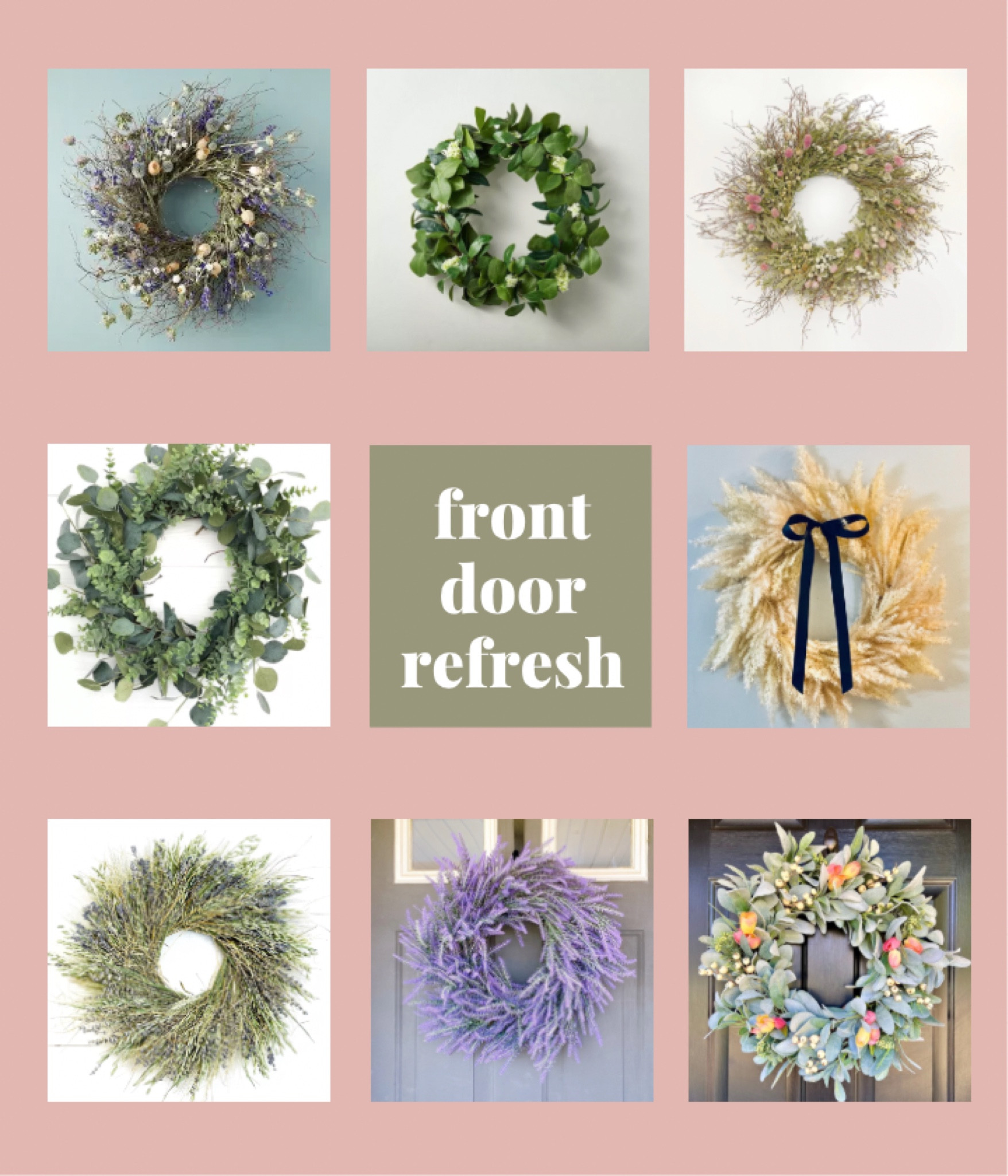 Refreshing my front door with some lovely spring wreaths!

#LTKSeasonal #LTKhome #LTKunder100