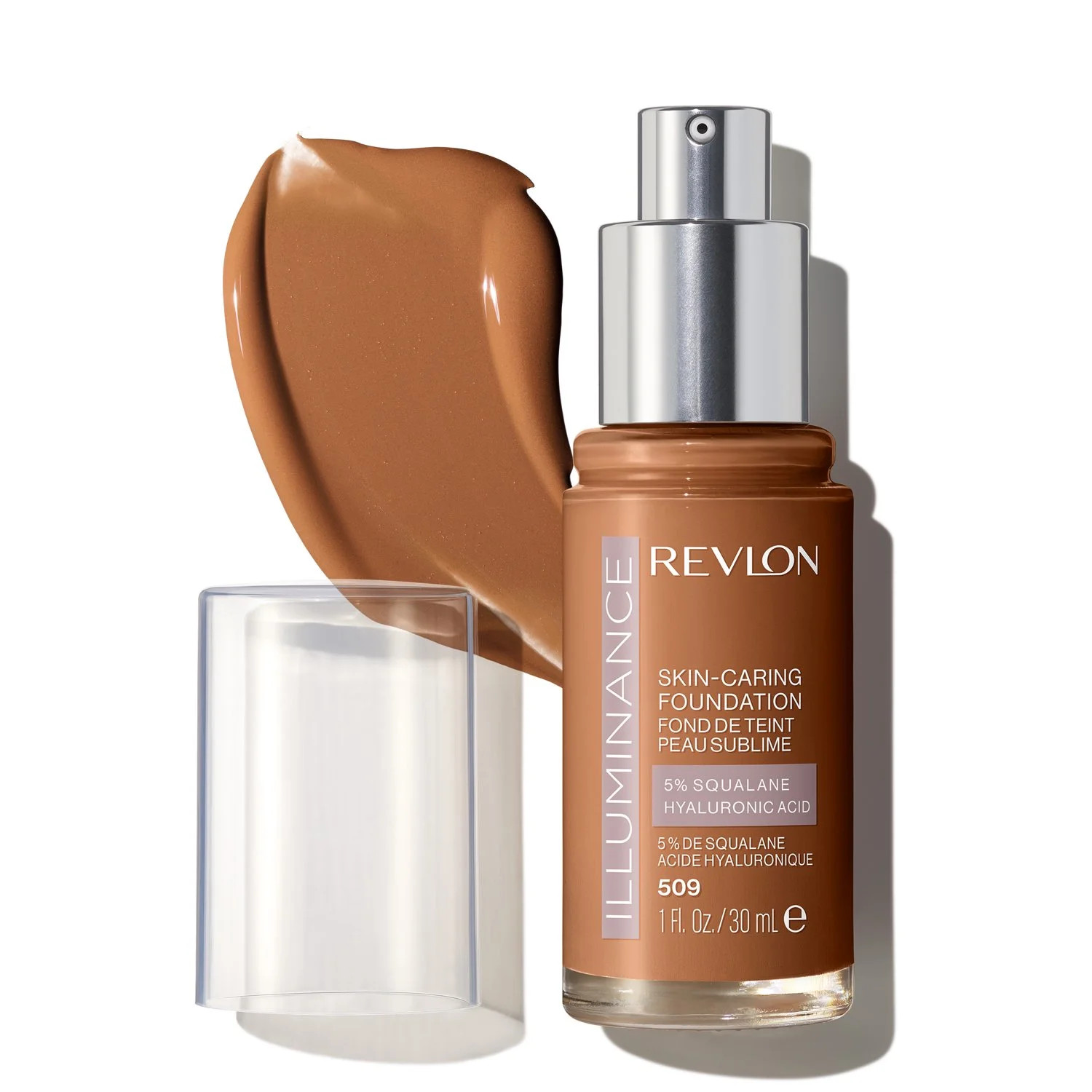 Revlon Illuminance Skin-Caring Liquid Foundation Makeup, Medium Coverage, 509 Sandalwood, 1 fl oz... | Walmart (US)