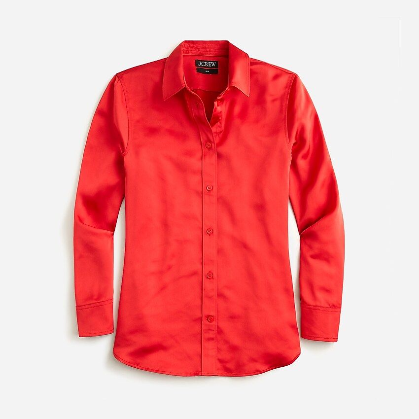 Slim-fit drapey shirt | J.Crew US