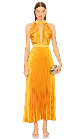 Chateau Gown in Amber | Vacation Outfits | Vacation Looks | Vacation Dress | Revolve Clothing (Global)