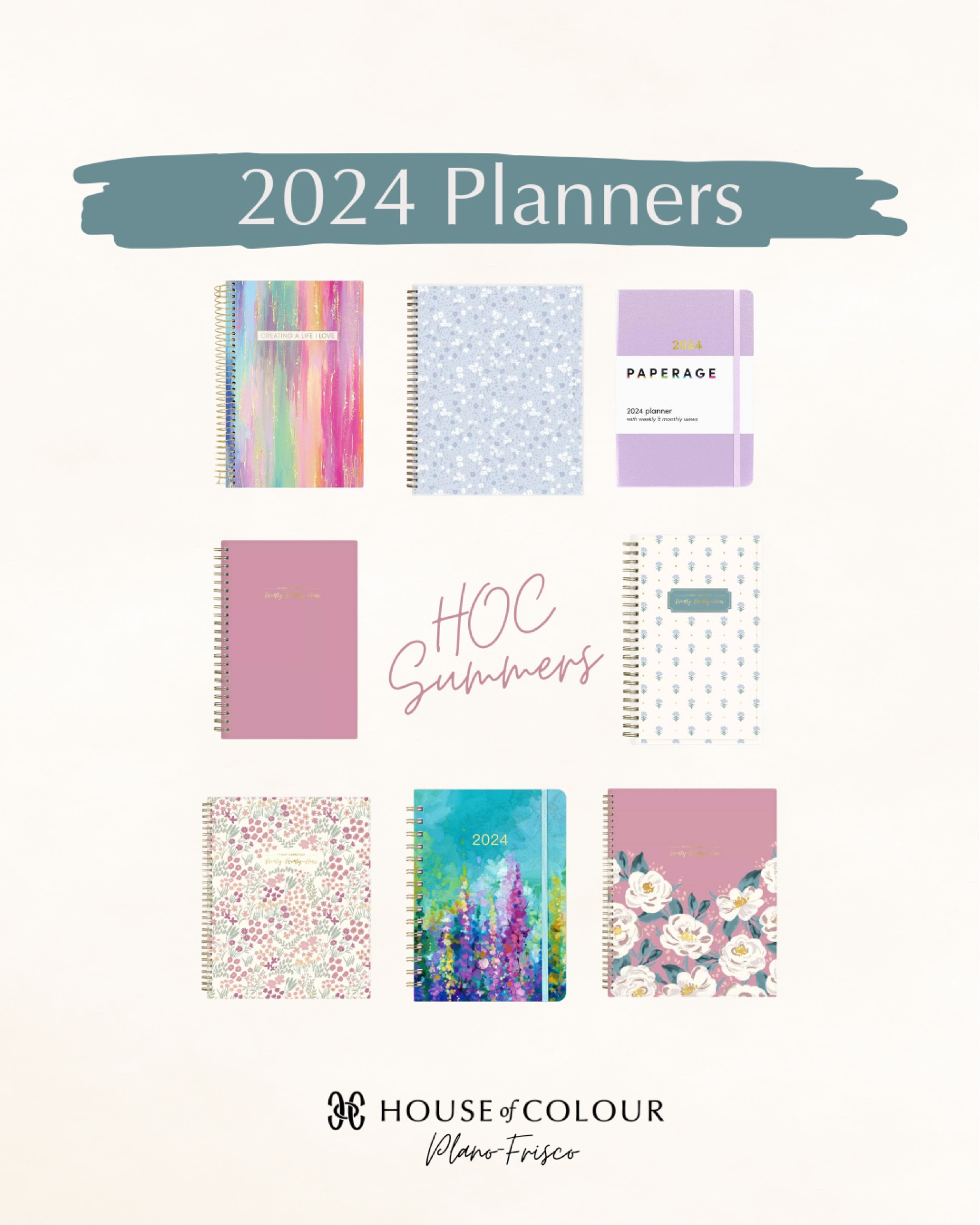 Getting the urge to start planning and setting goals for the new year? Here are some 2024 planners for Summers!

#hoc #houseofcolour #hocplanofrisco #hocsummer #calendar 

#LTKfindsunder50 #LTKSeasonal #LTKfamily