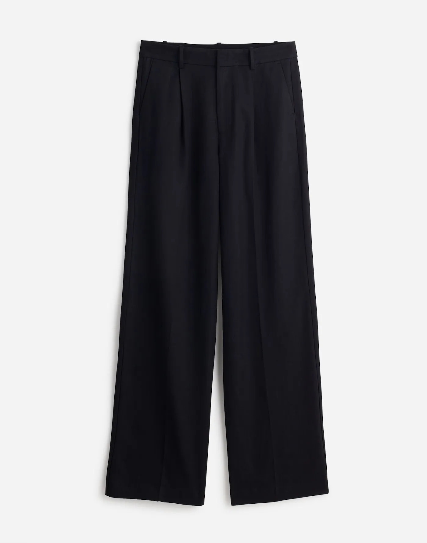 Slouchy Straight Pants in Drapey Twill | Madewell