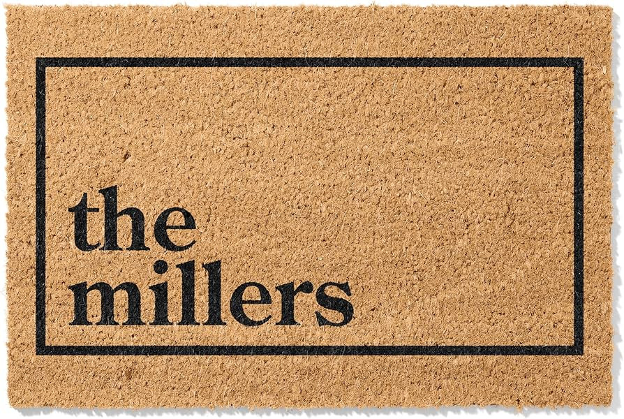 Personalized Door Mat, Monogrammed Doormat I 9 Designs - 3 Sizes I Custom Door Mat for Home Enter... | Amazon (US)