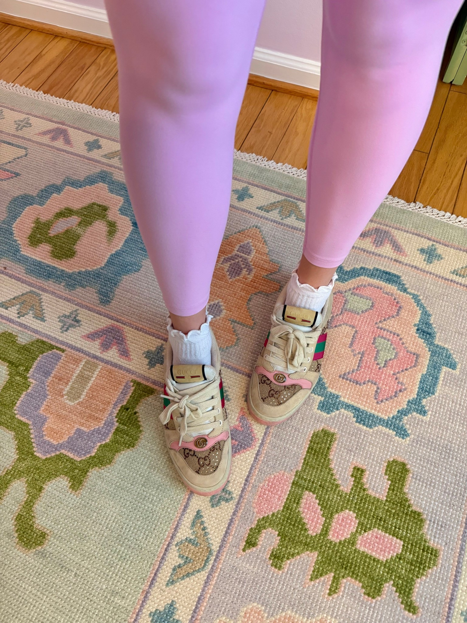 New favorite $30 leggings!! I’ll forever rave over these ruffle socks as well—in Target we trust! 🤌🏼

#LTKSeasonal #LTKgrwm #LTKootd