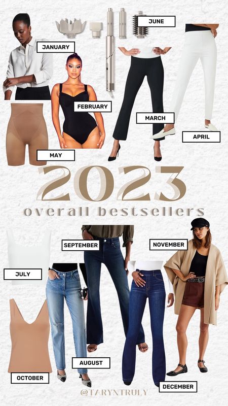 2023 fashion and beauty bestsellers 

Spanx use code TARYNTRULYXSPANX

#LTKmidsize #LTKstyletip #LTKSeasonal