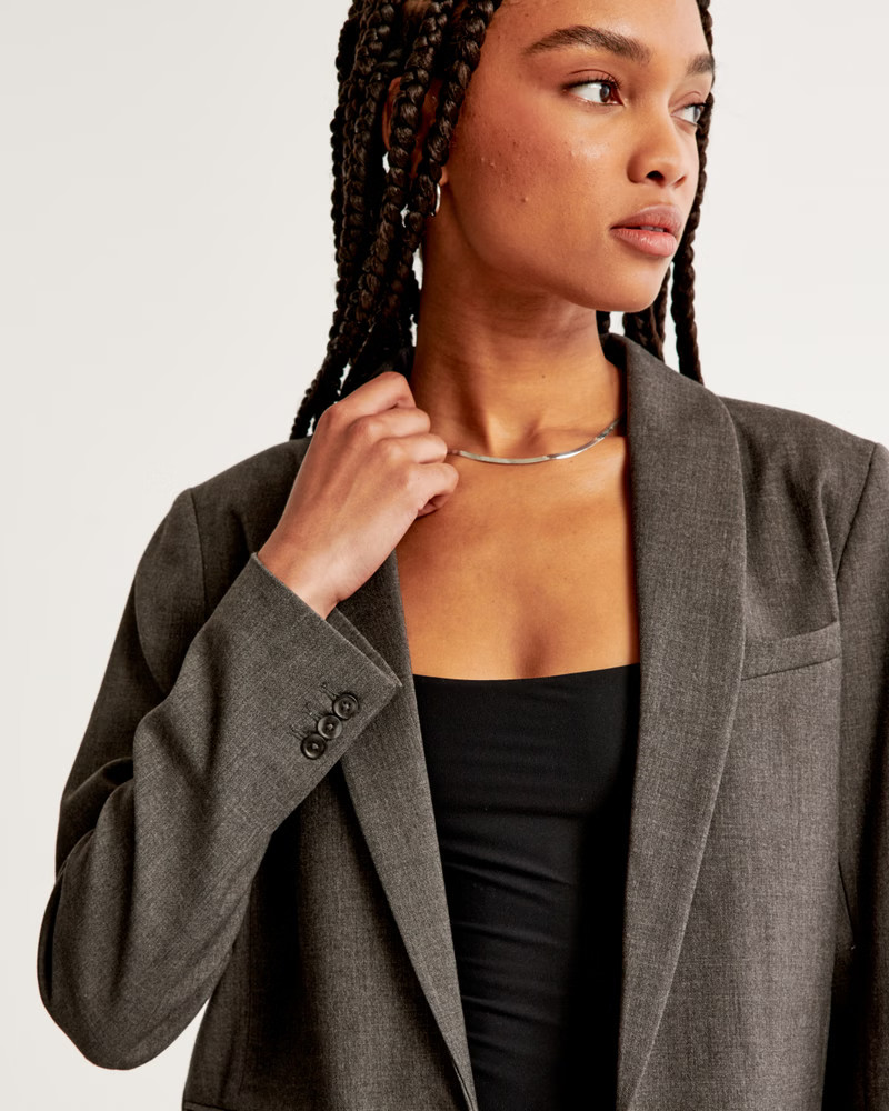 Midweight Classic Blazer | Abercrombie & Fitch (US)