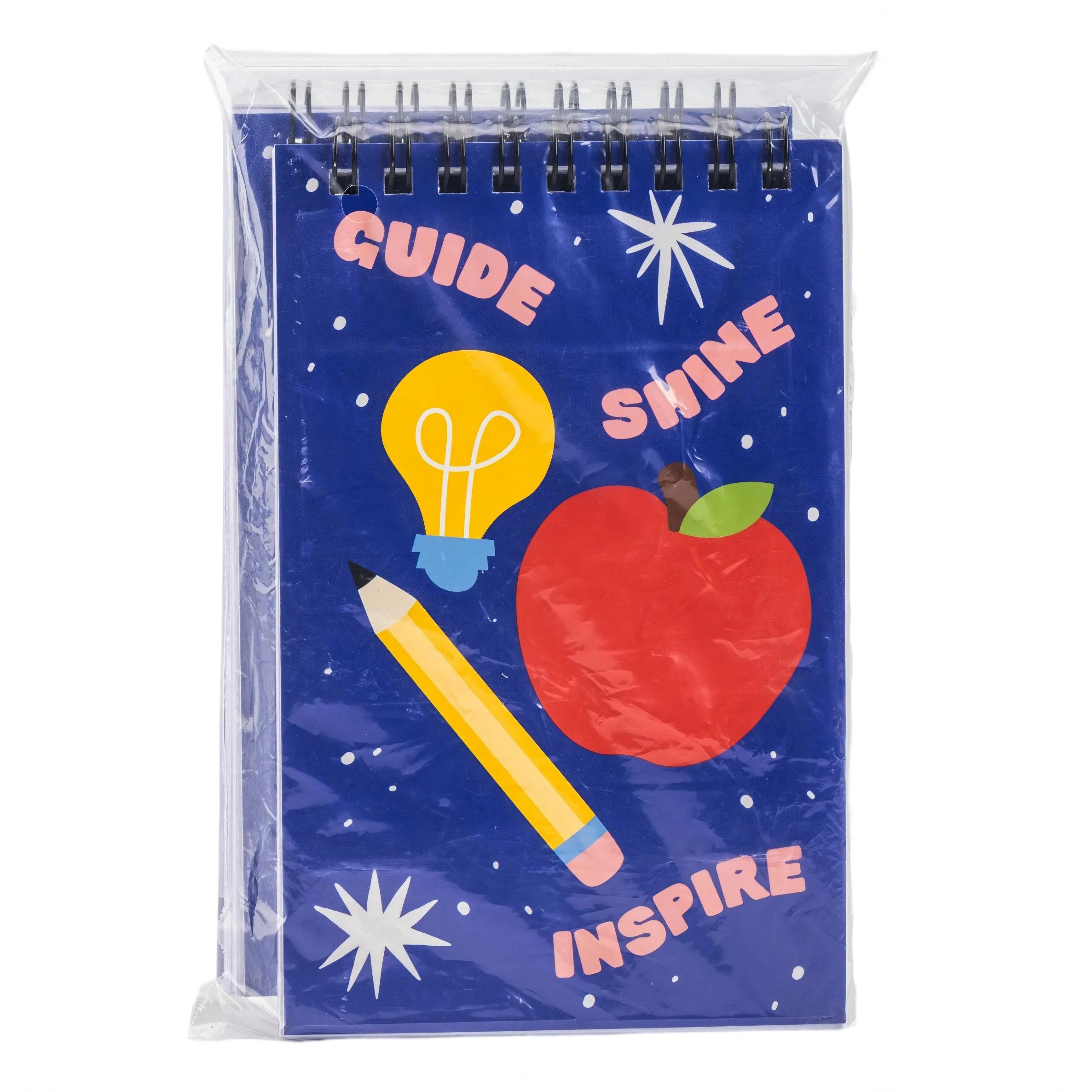 Mini Apple Spiral Notebook 70 Sheets, 2 count, 5.67 x 3.5 x 0.51 inch, Compact Size for School an... | Walmart (US)