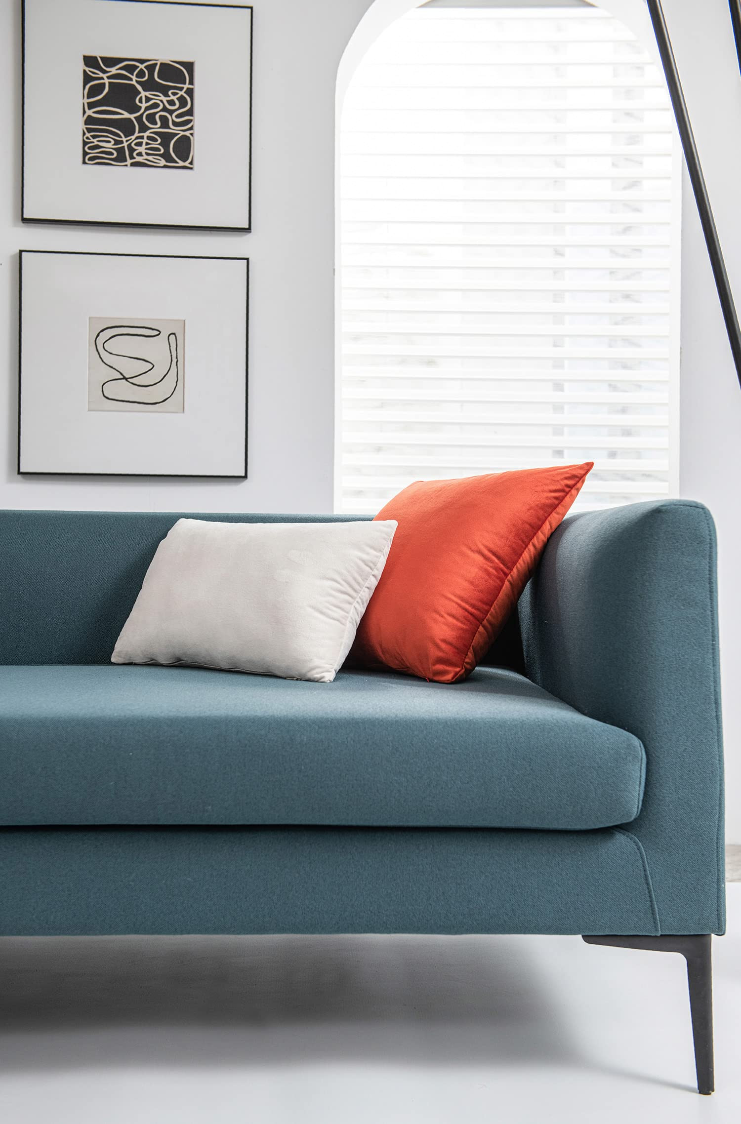 Dezene - 2 fundas decorativas de terciopelo para almohada, Terciopelo, Burnt orange, 18"x18" | Amazon (US)