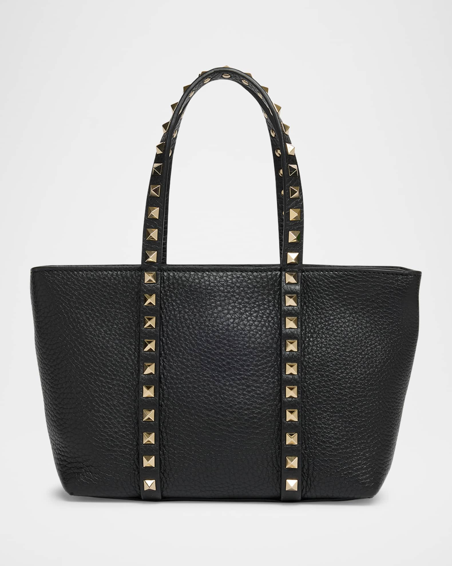 Rockstud Mini Leather Tote Bag | Neiman Marcus