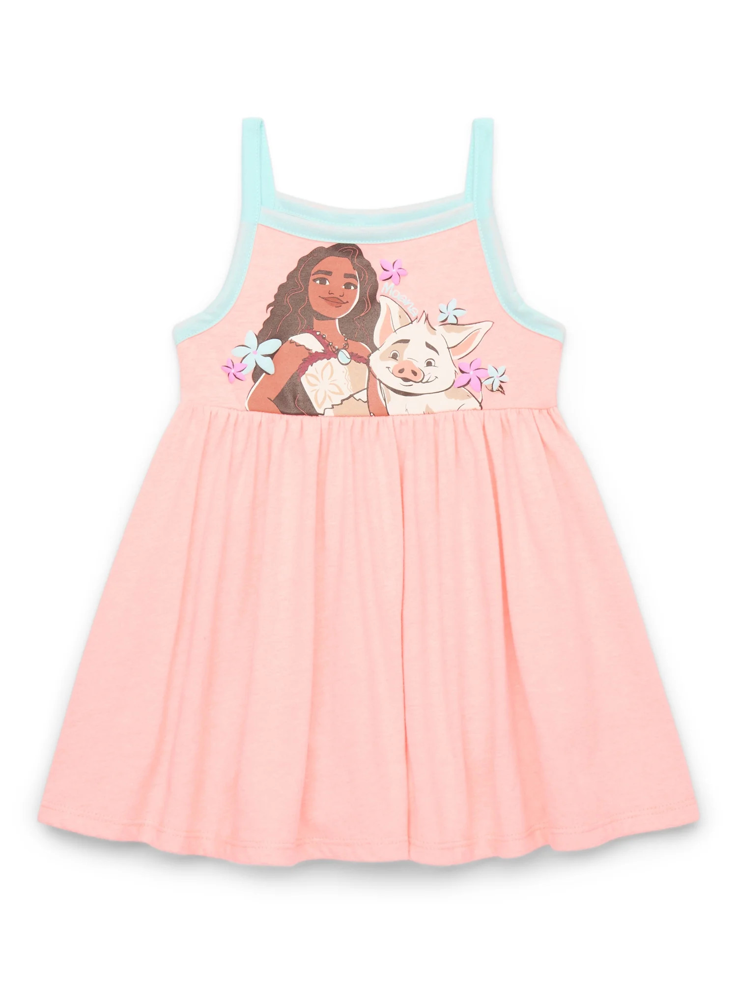 Disney Moana Toddler Girls Graphic Tank Dress, Sizes 12M-5T - Walmart.com | Walmart (US)