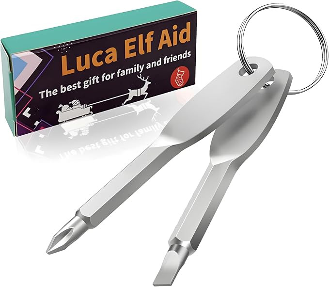 Luca Elf Aid 4-in-1 Screwdriver Set, Stocking Stuffers for Men, Screwdriver Head with Phillips, F... | Amazon (CA)