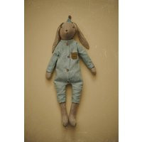 Linen Toys Ready To Ship, Linen Bunny, Stuffed Toy | Etsy (US)