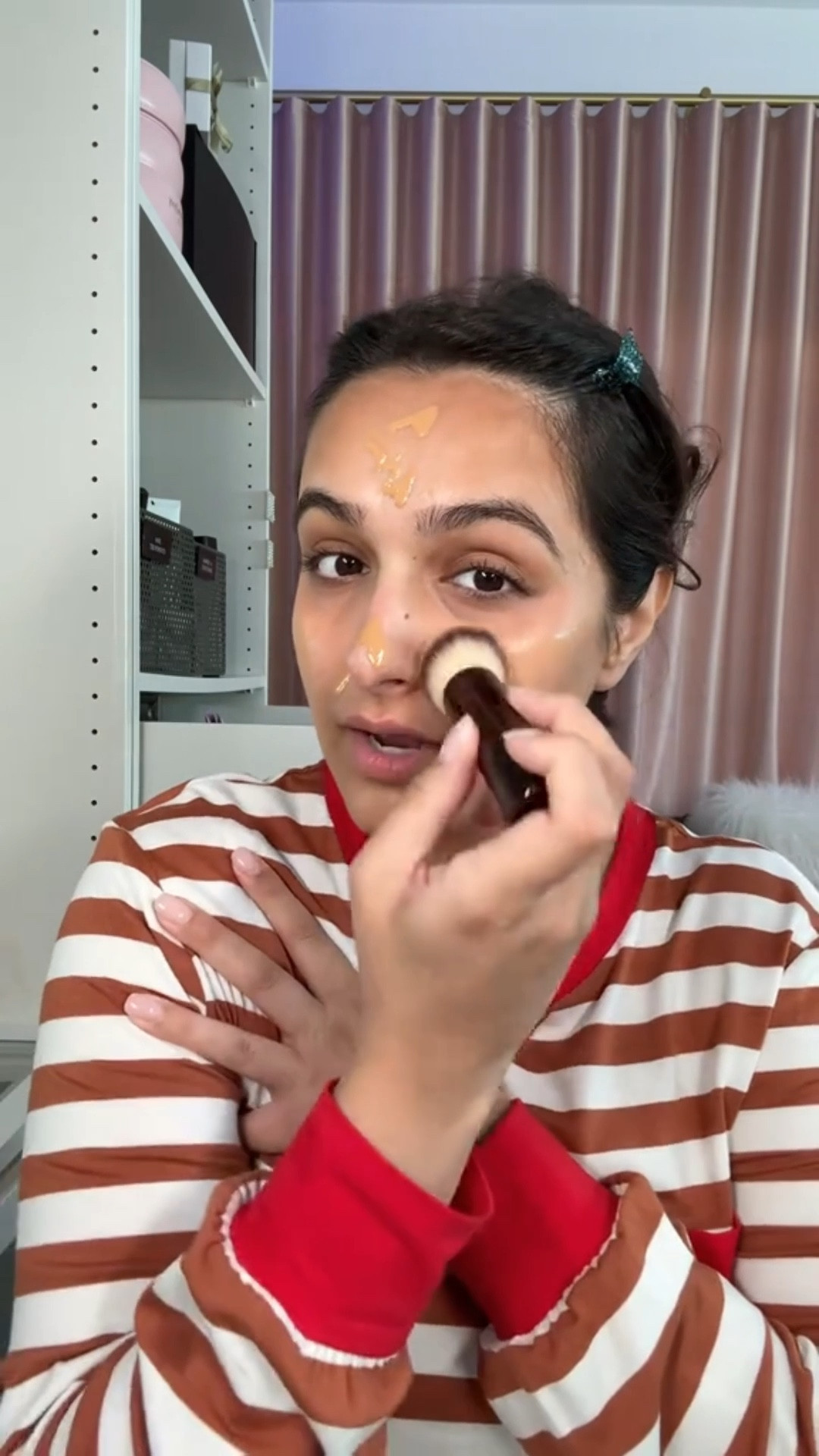 GRWM for a day of doctor appointments 🩺💋

Shades I’m wearing:
Color corrector: peach 
Cream bronzer: mocha
Cream blush: watermelon 
Concealer: light medium 
Lip liner: lean 
Powder blush: hibiscus haze

#LTKOver40 #LTKBeauty #LTKWatchNow