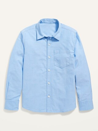 Lightweight Built-In Flex Oxford Uniform Shirt for Boys | Old Navy (US)