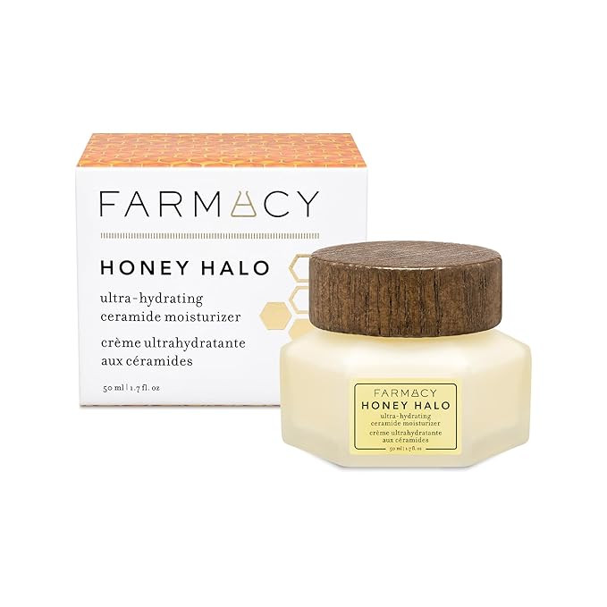 Farmacy Honey Halo Ceramide Face Moisturizer Cream - Hydrating Facial Lotion for Dry Skin (1.7 Ou... | Amazon (US)