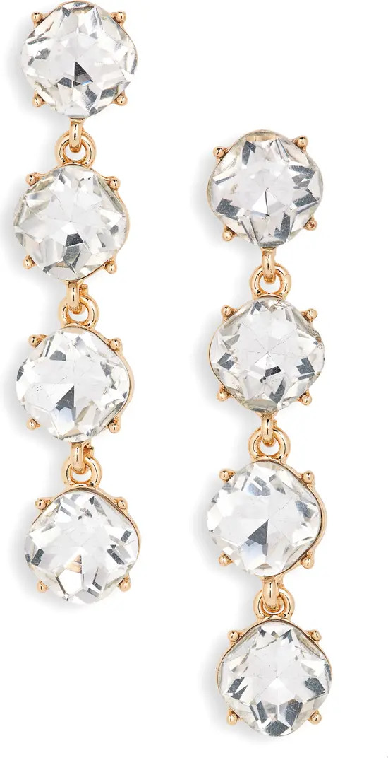 Ettika Four the Money Crystal Drop Earrings | Nordstrom | Nordstrom
