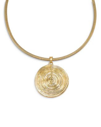 Ettika Statement Disc Choker Necklace in 18K Gold Plated, 15 | Bloomingdale's (US)