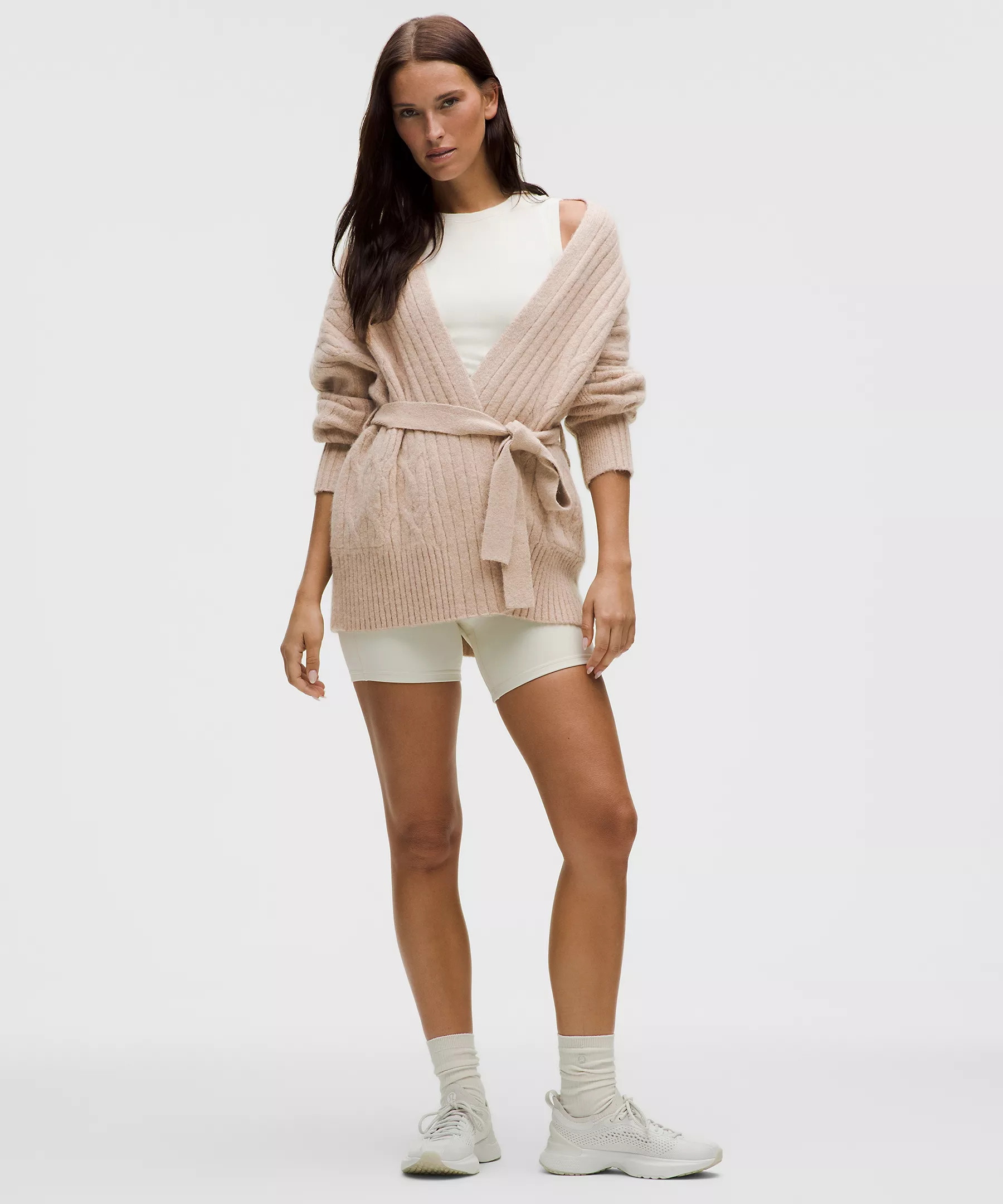 Alpaca-Blend Tie-Front Long Cardigan | Lululemon (US)