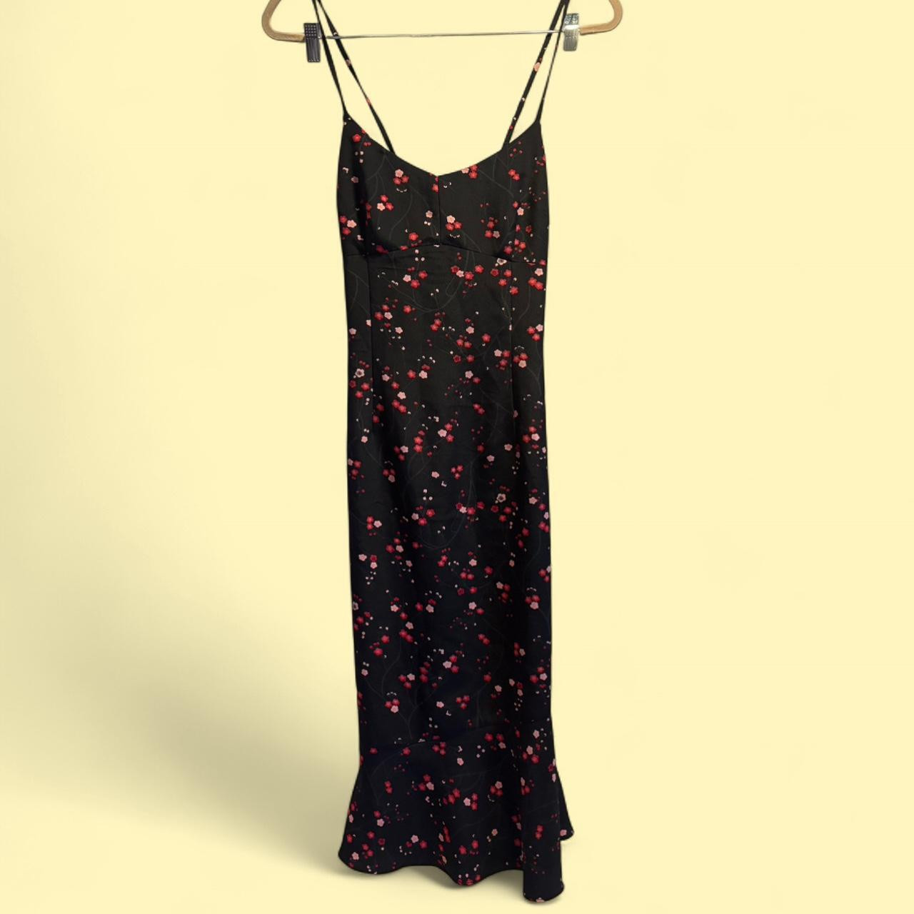 Express Women's Dress - Black/Multi - L | Depop US