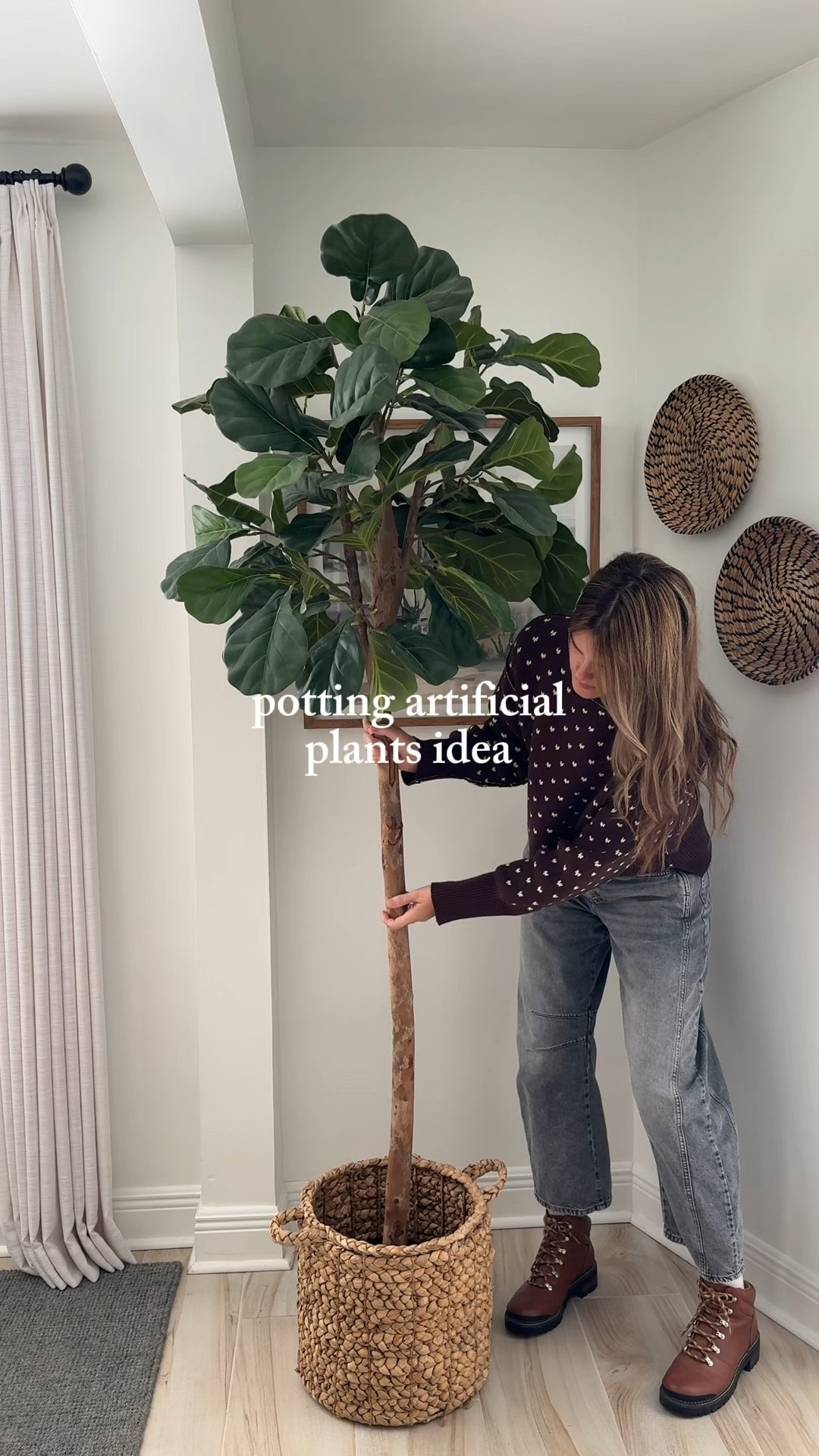 Faux potting plant hack for your indoor plants to make them look more earthy and finished!

#LTKHome #LTKFindsUnder100 #LTKFindsUnder50