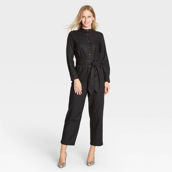 Women's Button-Front Lounge Jumpsuit - Who What Wear™ | Target