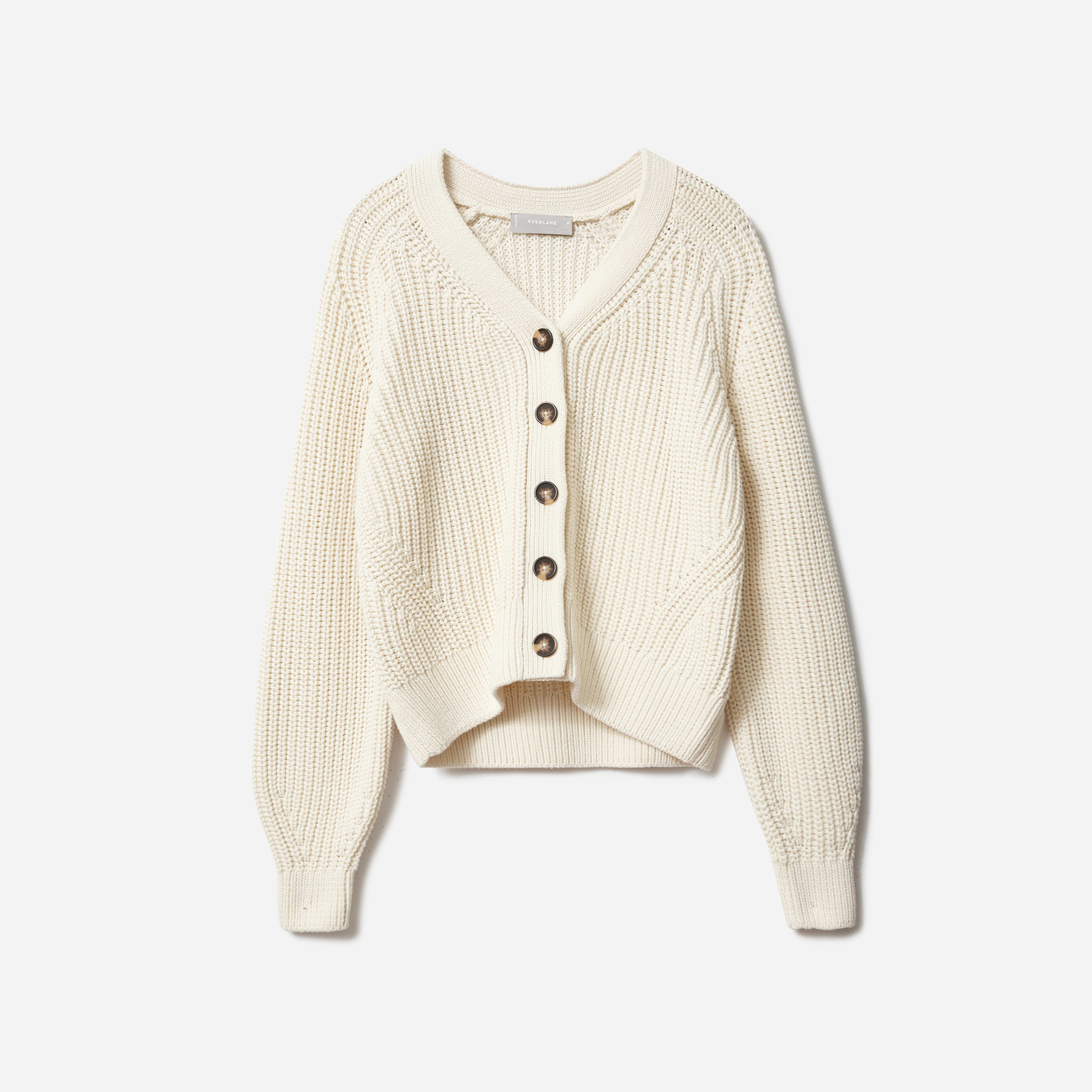 The Texture Cotton Cardigan | Everlane