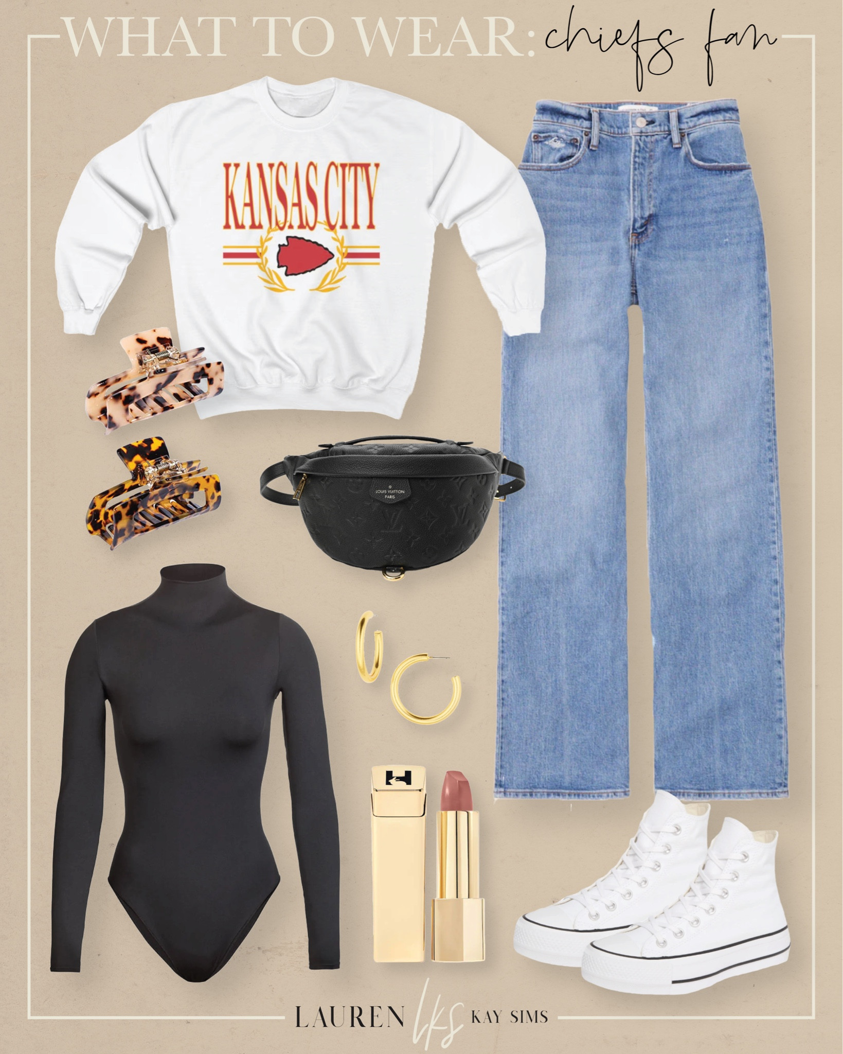 what to wear: Super Bowl Sunday chiefs fan 

#LTKstyletip