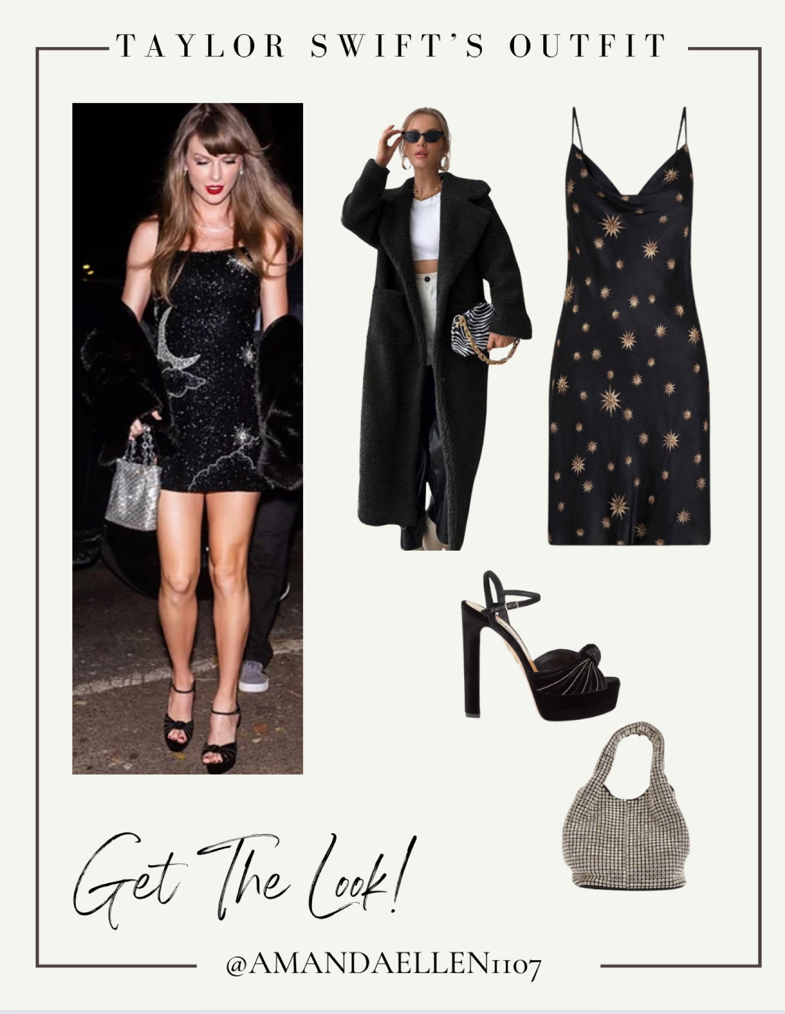Taylor Swift’s birthday outfit she was in her midnights era. I have linked the actual dress which is $1000+ but here are some lower costing options that look similar. The actual dress is sold out (shocker). But this is a great new years dress idea. I have linked a few similar options to give that midnights era vibe for new years! 

Swiftie | Taylor Swift’s looks for less | meet me at midnight | New Year’s dress | New Year’s Eve dress | holiday dress 

#LTKstyletip #LTKHoliday #LTKSeasonal