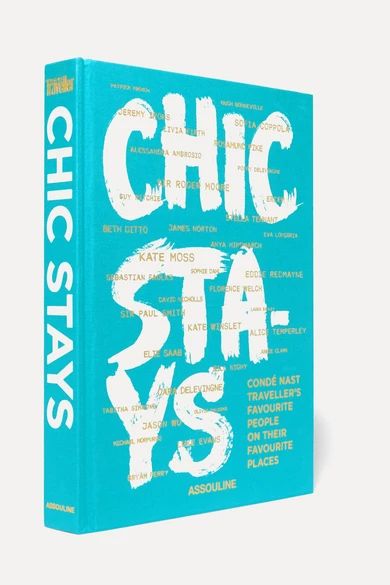 Assouline - Chic Stays By Condé Nast Traveler Hardcover Book - Turquoise | NET-A-PORTER (UK & EU)