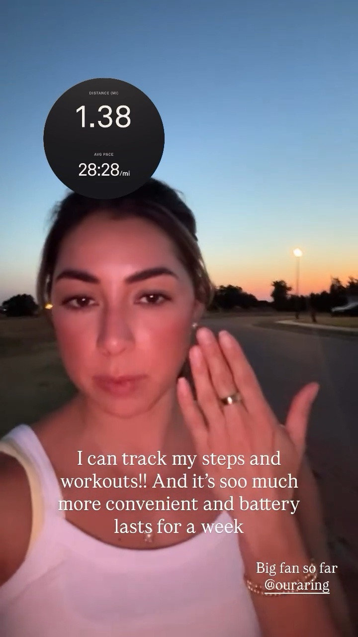I can track my steps and workouts!! And it’s soo much more convenient and battery lasts for a week  Big fan so far @ouraring!

#LTKfitnessgoals #LTKActive #LTKselfcare