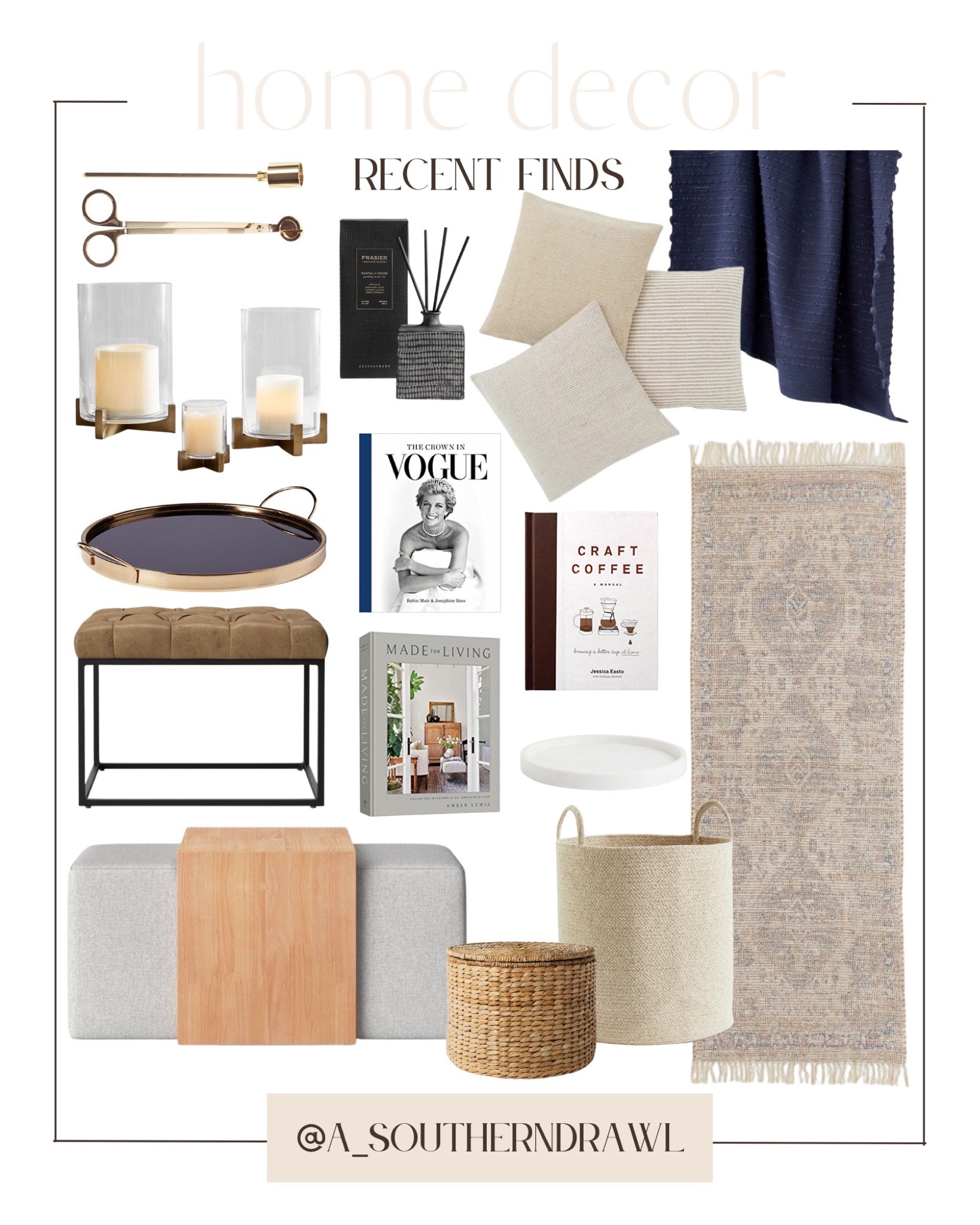 Home decor - home new arrivals - spring home decor - west elm - target - pottery barn - H&M home - runner rug - living room furniture - coffee table decor 

#LTKstyletip #LTKhome