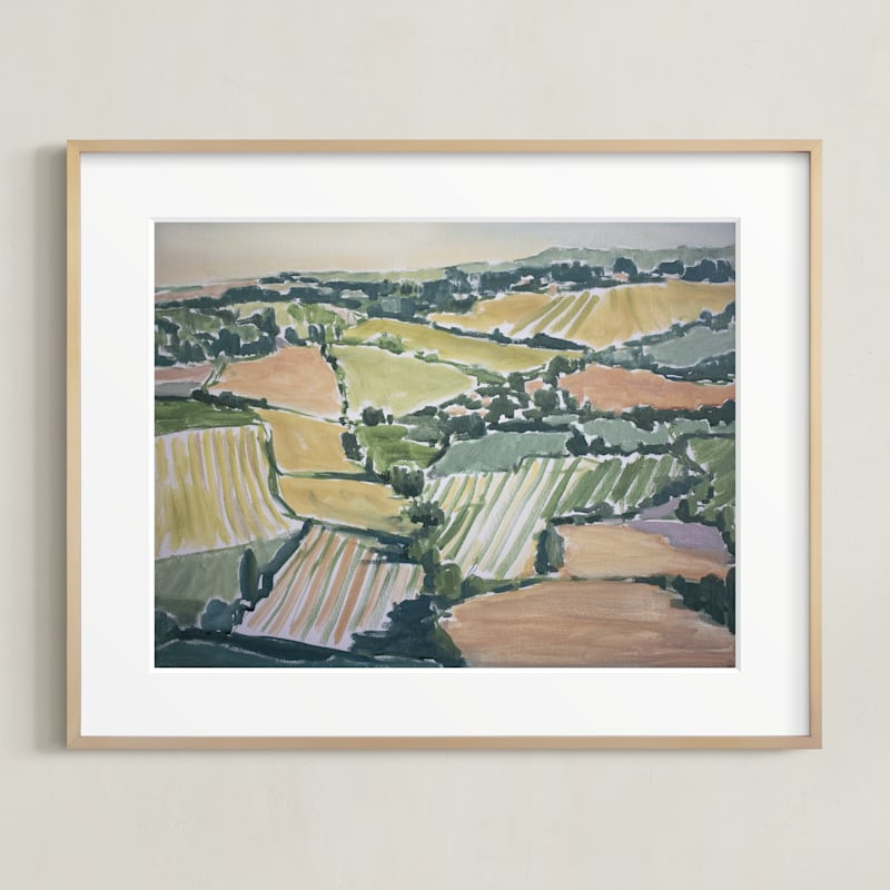 "Color Fields" - Painting Limited Edition Art Print by Alysia Quisenberry. | Minted