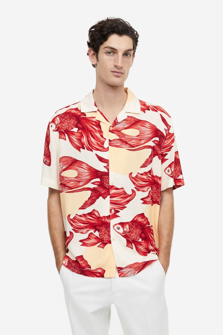 Relaxed Fit Patterned Resort Shirt | H&M (US + CA)