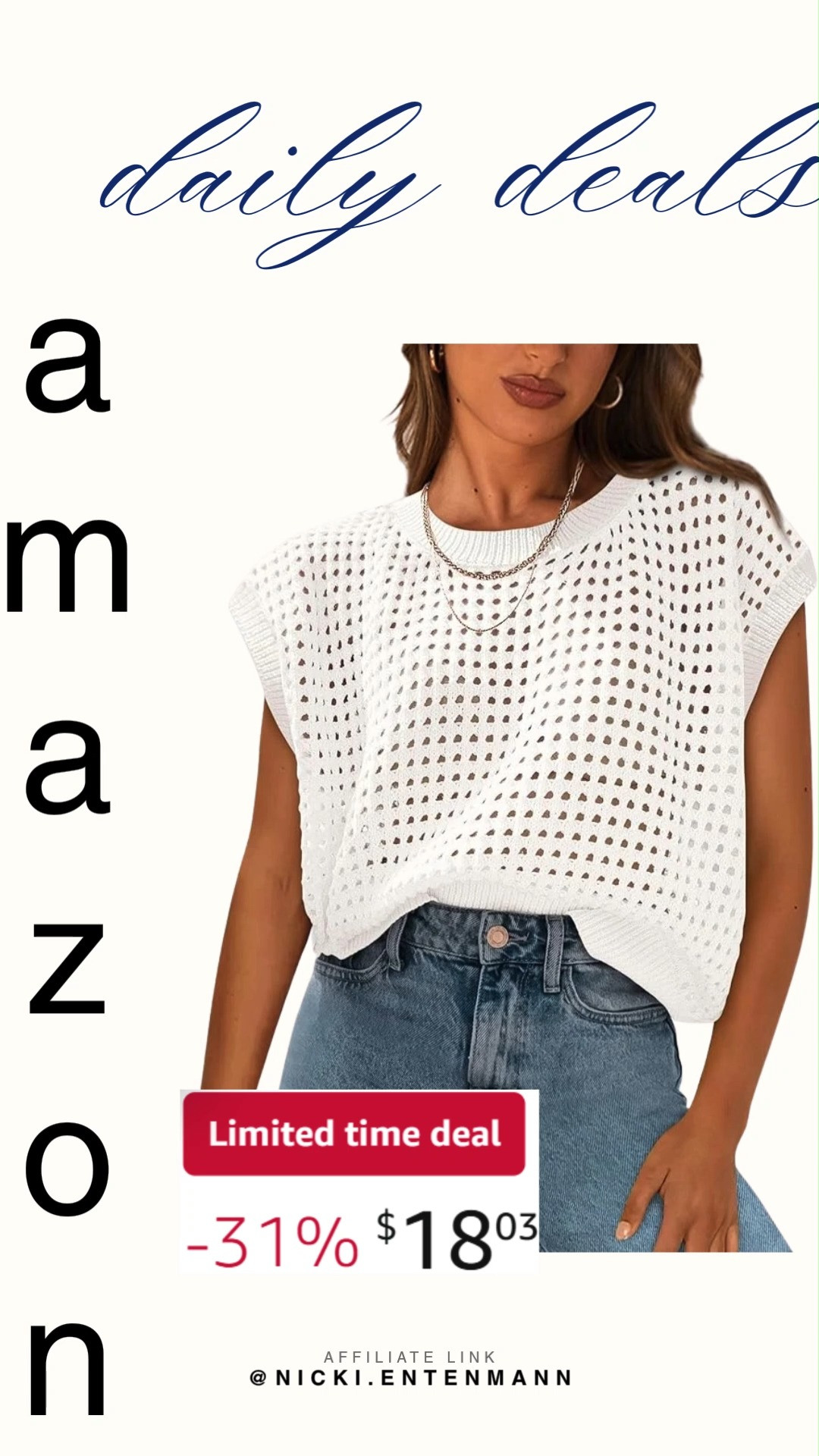 Stay breezy and chic with Women's Summer Crochet Cap Sleeve Sweater Tops. Lightweight crochet design and cap sleeves make this versatile piece perfect for casual days or elevated summer styling with ease. #crochetsweater #capsleeve #summertops #knitwear #casualoutfit #everydayfashion #outfitinspiration #capsulewardrobe #shoppinghaul #modernliving 🌸👗✨ 

 #LTKdayinmylife #LTKootd #LTKSaleAlert