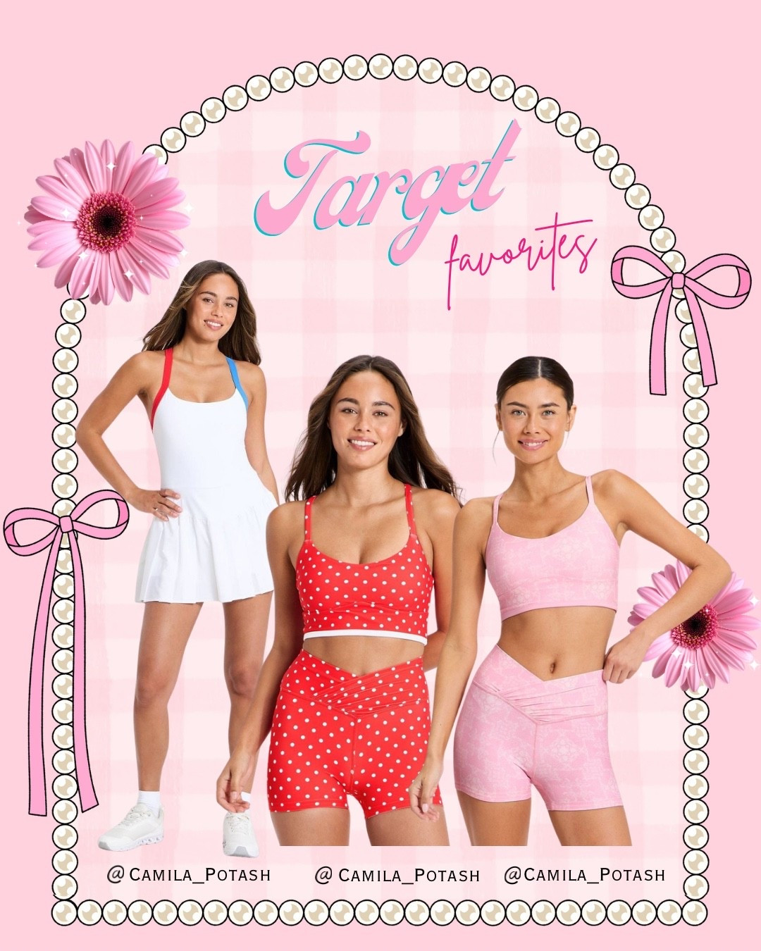 The activewear lately has been SO cute 🎀✨ These sporty sets and dresses are perfect for hot girl walks, Pilates, errands, tennis, travel days, or just wanting to look put together while staying comfy 🤍

I’m obsessed with the polka dot set for summer, and the pastel pink and blue pieces are giving clean girl meets coquette sporty aesthetic ☀️ The best part is you can wear these for workouts or style them casually with sneakers, crew socks, bows, and a cute tote bag. @Target 

Everything is linked on my LTK ✨ Which set would you wear first?

#TargetStyle #Activewear #WorkoutSet #TennisDress #PilatesOutfit #SportyChic #LTKFitness #TargetFashion #MatchingSet #CuteWorkoutClothes #HotGirlWalk #AthleisureStyle #SummerOutfits #PinkAesthetic #CoquetteStyle #GymStyle #CasualSportyStyle #AffordableFashion #WellnessLifestyle #FashionFinds

cute activewear sets, sporty mini dress, Pilates outfit ideas, tennis dress outfit, athleisure fashion, matching workout set, Target activewear finds, coquette sporty aesthetic, casual workout outfits, pastel activewear, hot girl walk outfit, cute gym clothes, affordable activewear, sporty chic outfits, LTK fitness fashion

#LTKdayinmylife #LTKfitnessgoals #LTKootd