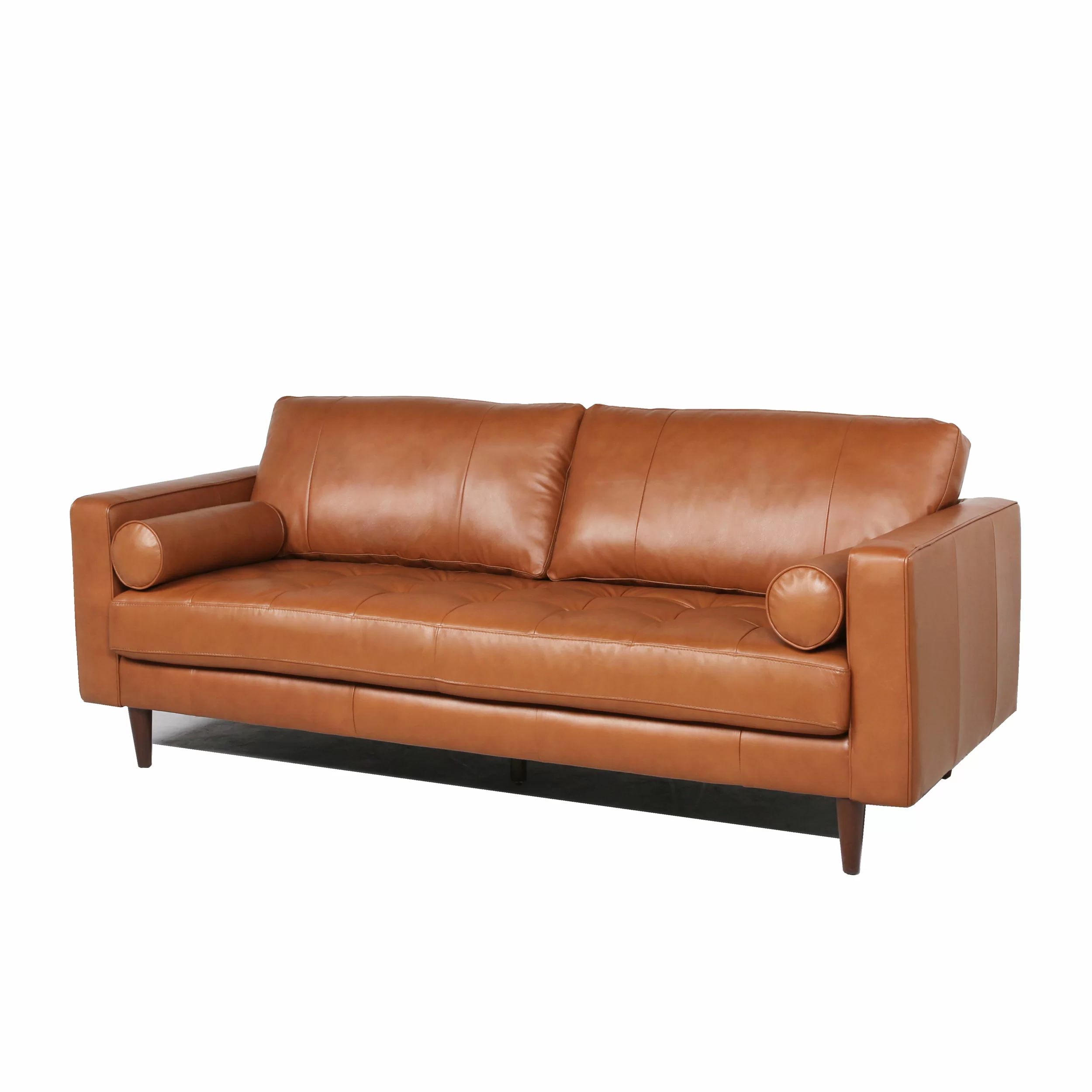 Apgar 88.5" Leather Sofa | Wayfair North America