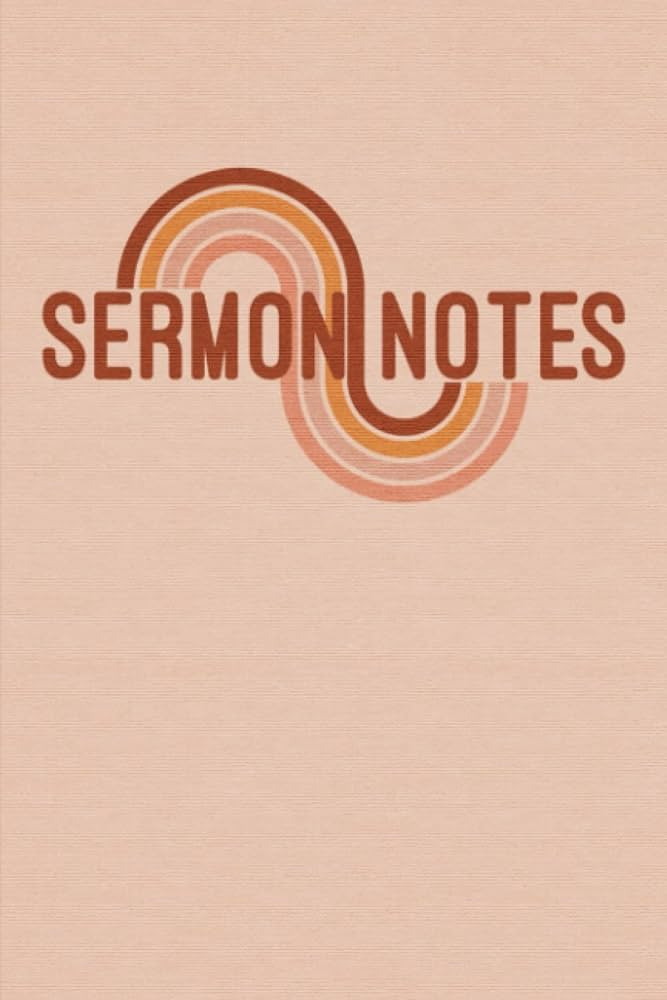 Sermon Notes: Sermon Notes Journal and Church Notes Notebook for Sermon Notes | Sermon Notes Jour... | Amazon (US)