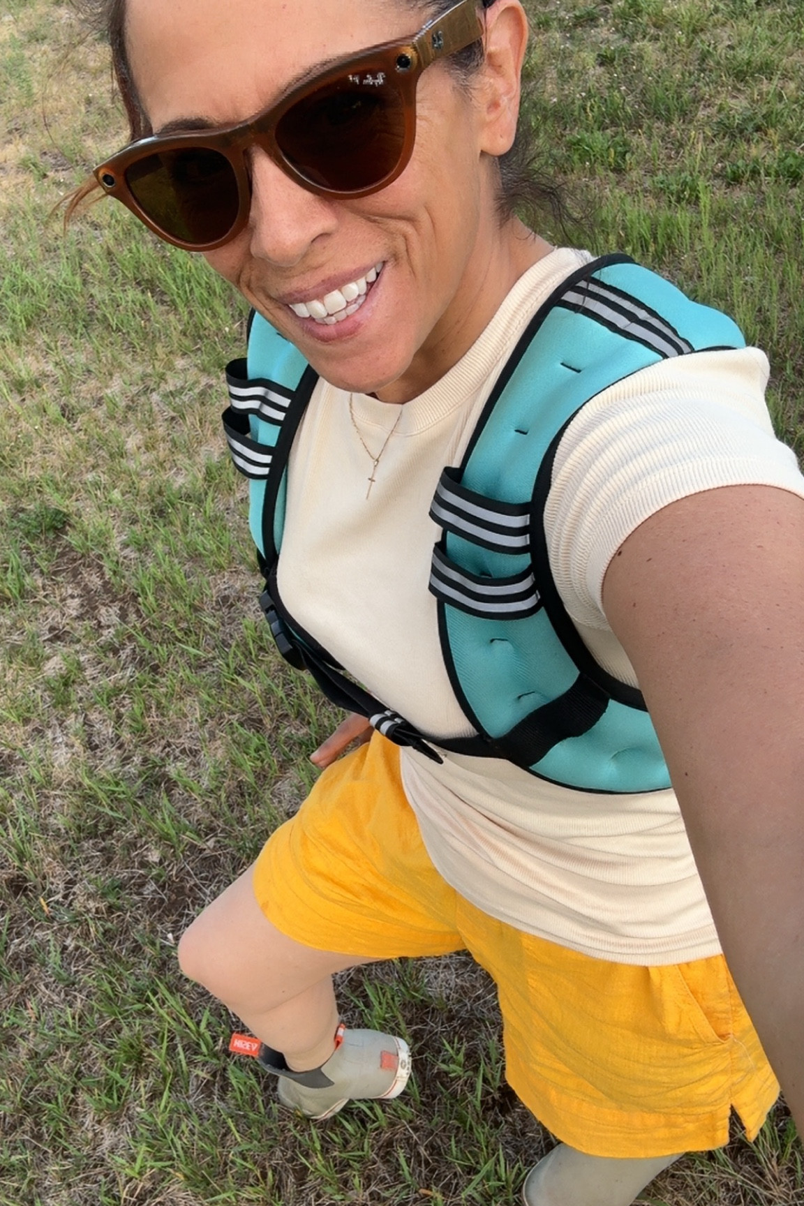 Silly, but quite springy 🌺🌼workout outfit today.

#LTKActive #LTKover40 #LTKfitness