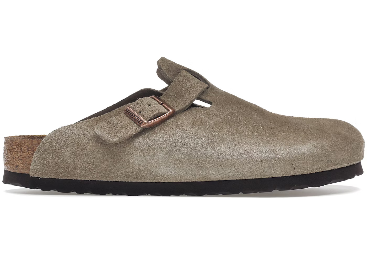 Birkenstock Boston Soft FootbedSuede Taupe | StockX