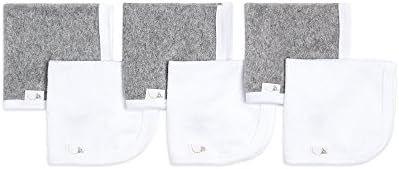 Burt's Bees Baby - Washcloths, Absorbent Knit Terry, Super Soft 100% Organic Cotton (Heather Grey... | Amazon (US)
