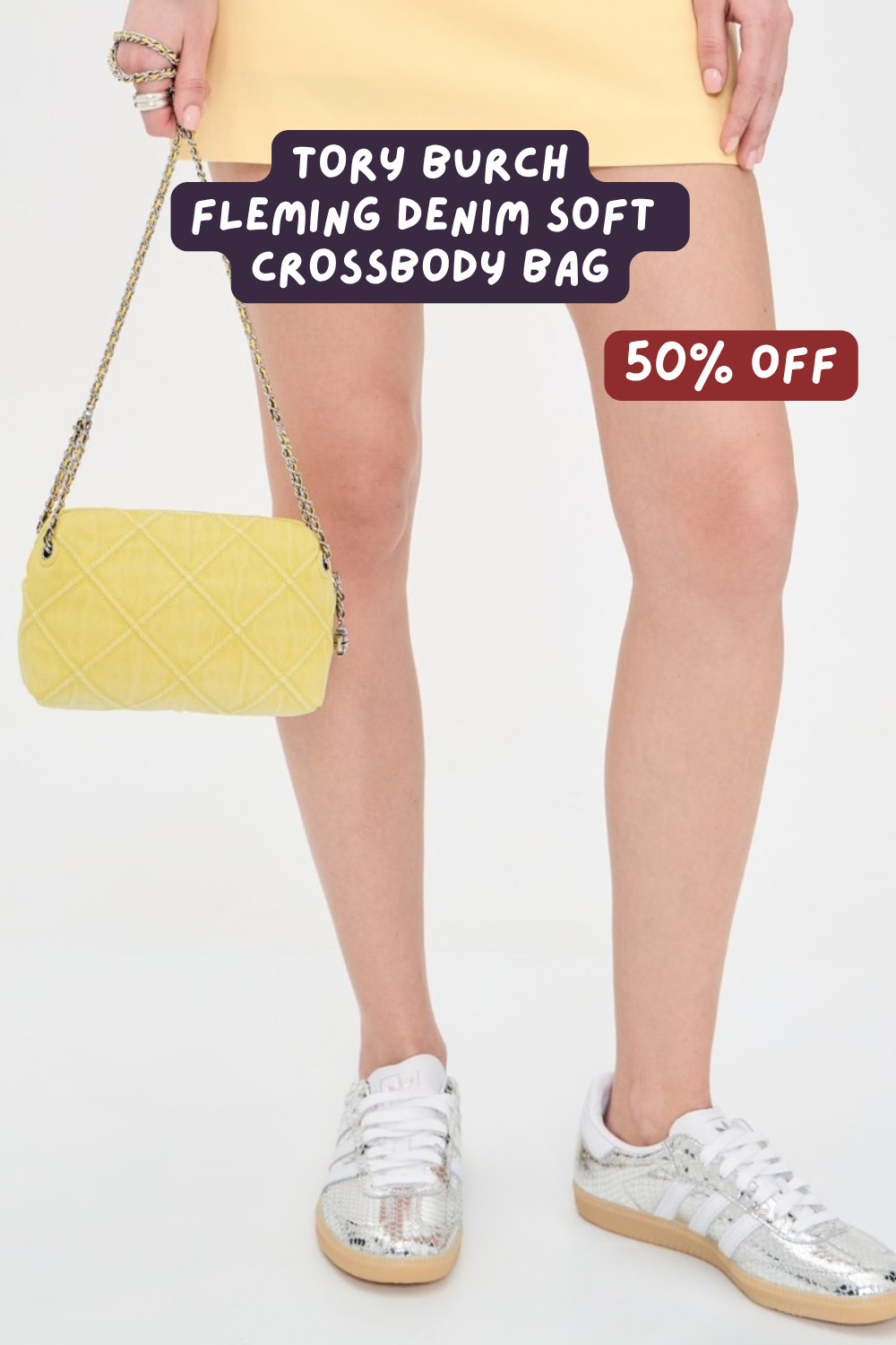 🔥 Tory Burch Fleming Denim Soft Crossbody Bag 🔥
✨ 40% OFF + EXTRA 25% OFF ✨
The Deal Everyone Needs to See!

This is one of the BEST Tory Burch deals I've seen lately 💙

The Tory Burch Fleming Denim Soft Crossbody Bag combines the iconic Fleming design with a chic denim finish for the perfect casual-luxury look. Soft, lightweight, and effortlessly stylish, this bag is perfect for everyday wear, travel, brunch dates, and weekend outfits.

And the best part? 👀

✨ 40% OFF
✨ PLUS an Extra 25% OFF

This is an incredible opportunity to own one of Tory Burch's most loved styles at a rarely seen discount.

✔ Soft denim finish
✔ Iconic Fleming quilted design
✔ Adjustable crossbody strap
✔ Lightweight and comfortable
✔ Perfect everyday luxury bag
✔ Rare sale opportunity 🔥

If you've been waiting for the right time to purchase a Fleming bag... this is it 💙 

 #LTKstyletip #LTKbag #LTKgiftguide